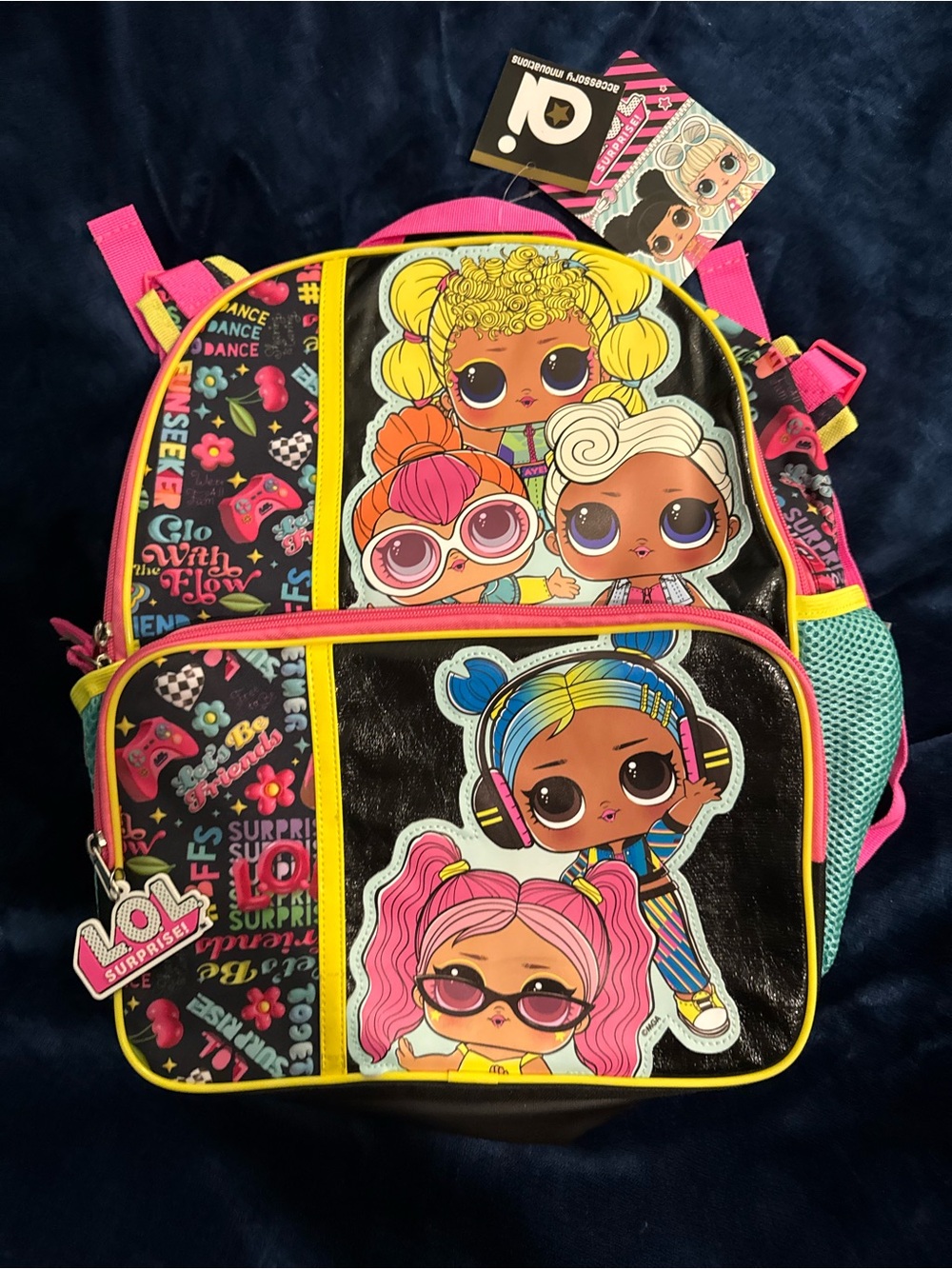 L.O.L. Surprise! Kids Pink Multi-Character Backpack Brand New Back to School